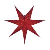 Punainen paperitähti Decorus 63 cm | SPOTiLED.FI