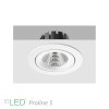 LED Alasvalo inLED Proline S1 - 10W 2700K, valkoinen - asennetut