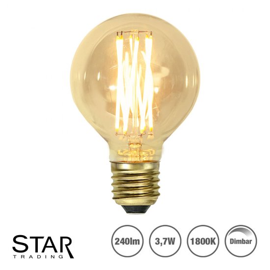 LED-lamppu E27 G80 Vintage Gold