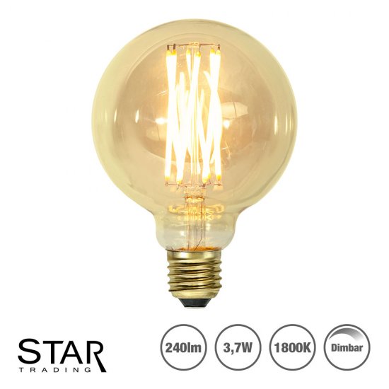LED-lamppu E27 G95 Vintage Gold