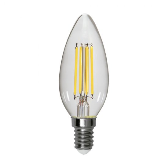 LED-lamppu E14 C35 Clear 806 lm 3000K